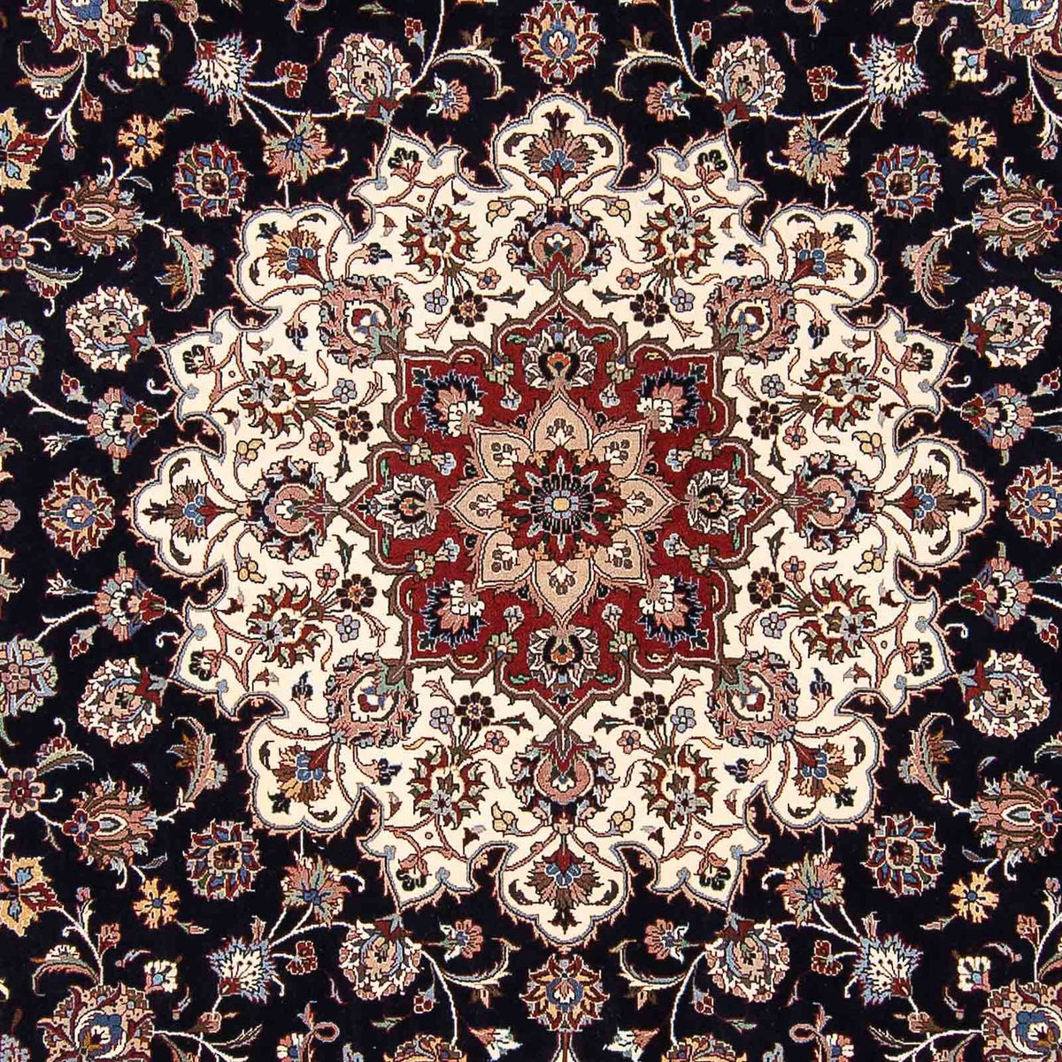 Perzisch tapijt - Klassiek vierkant  - 307 x 300 cm - donkerblauw