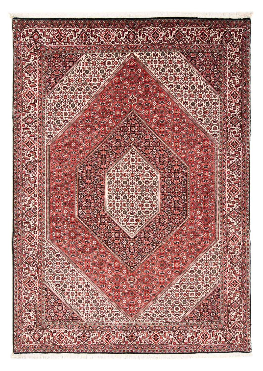 Perzisch tapijt - Bijar - 251 x 170 cm - licht rood