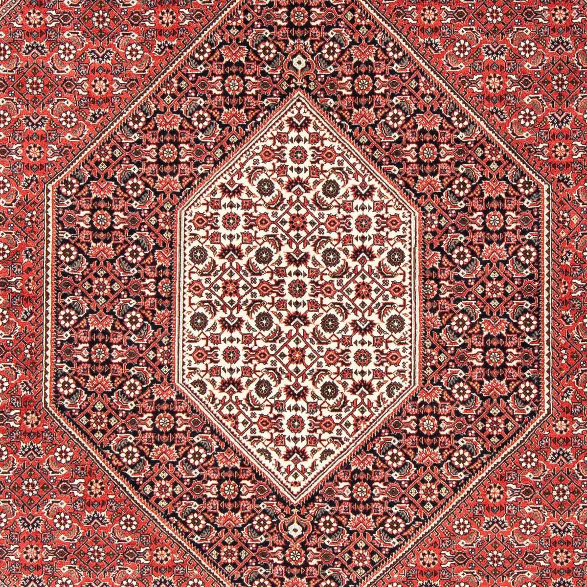 Perzisch tapijt - Bijar - 251 x 170 cm - licht rood