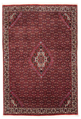 Perzisch tapijt - Bijar - 241 x 172 cm - donkerrood
