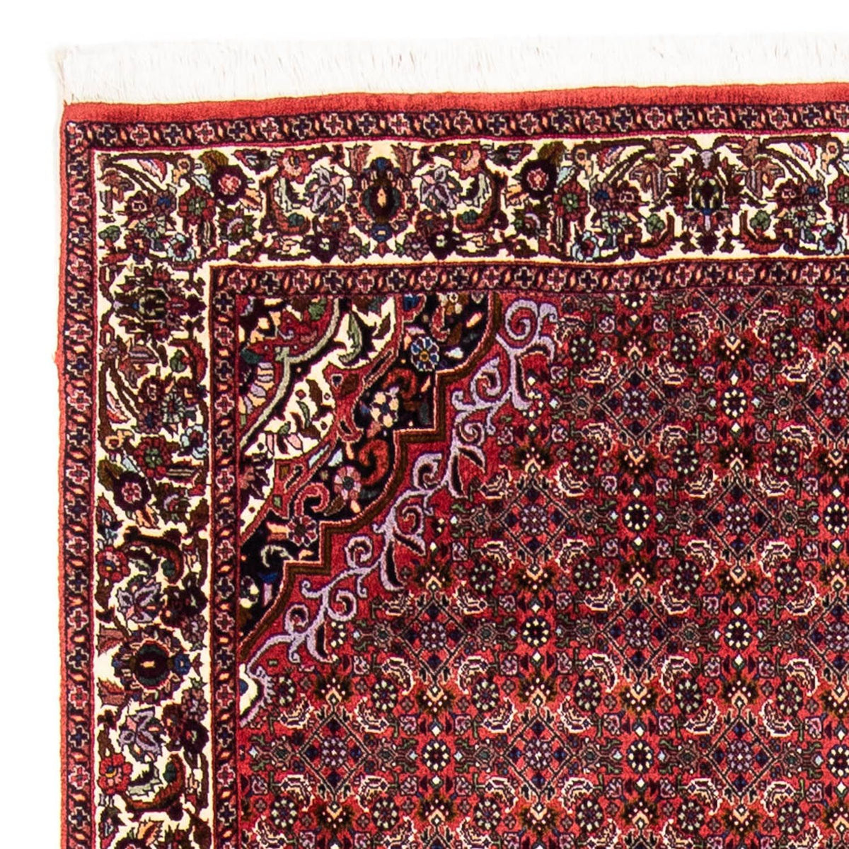 Perzisch tapijt - Bijar - 241 x 172 cm - donkerrood