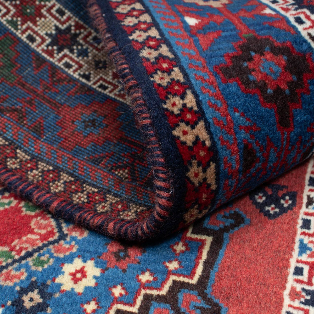 Perzisch Tapijt - Nomadisch - 140 x 100 cm - donkerrood