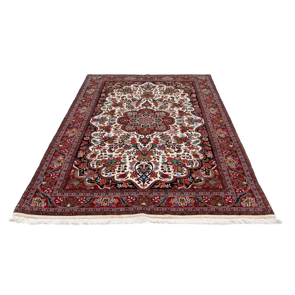 Perzisch tapijt - Bijar - 210 x 131 cm - beige