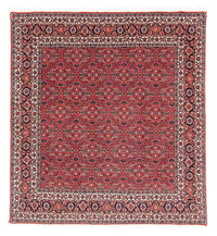 Perzisch tapijt - Bijar vierkant  - 126 x 124 cm - rood