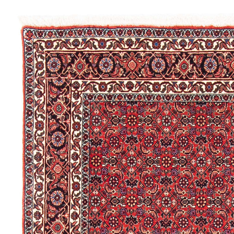 Perzisch tapijt - Bijar vierkant  - 126 x 124 cm - rood