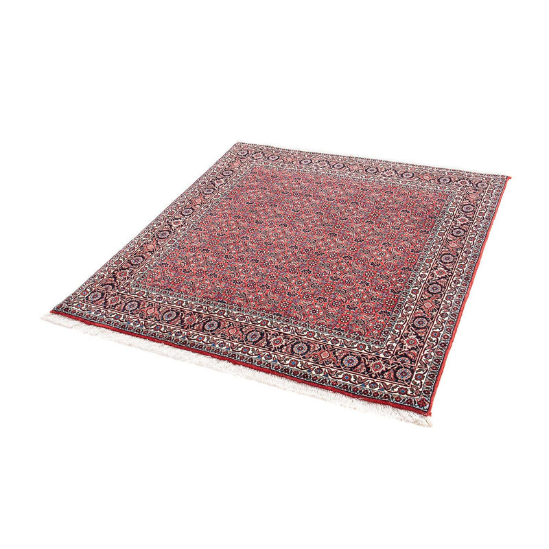 Perzisch tapijt - Bijar vierkant  - 126 x 124 cm - rood