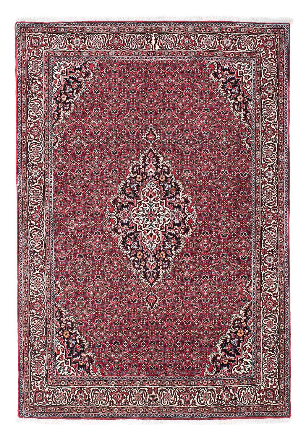 Perzisch tapijt - Bijar - 220 x 153 cm - rood