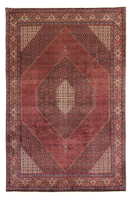 Perzisch tapijt - Bijar - 382 x 249 cm - donkerrood