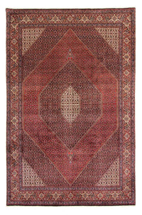 Perzisch tapijt - Bijar - 382 x 249 cm - donkerrood