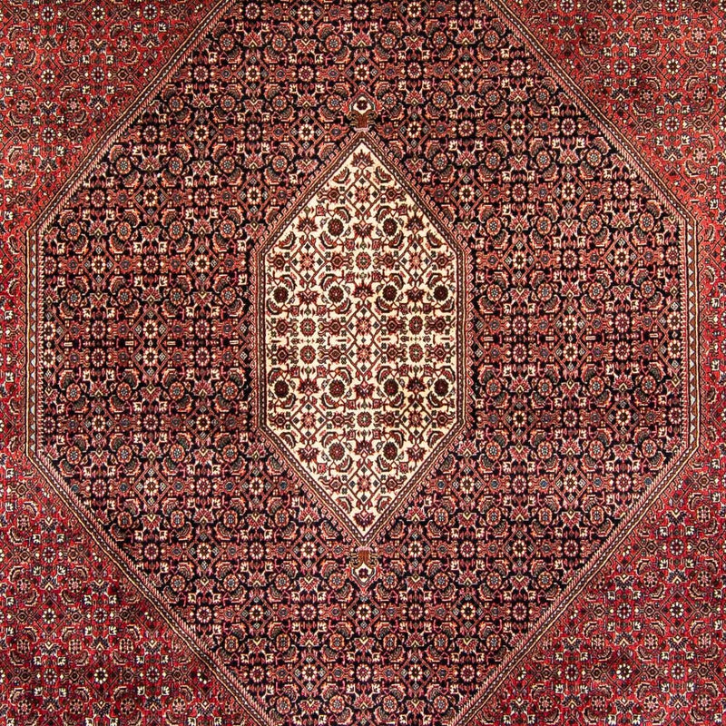 Perzisch tapijt - Bijar - 382 x 249 cm - donkerrood