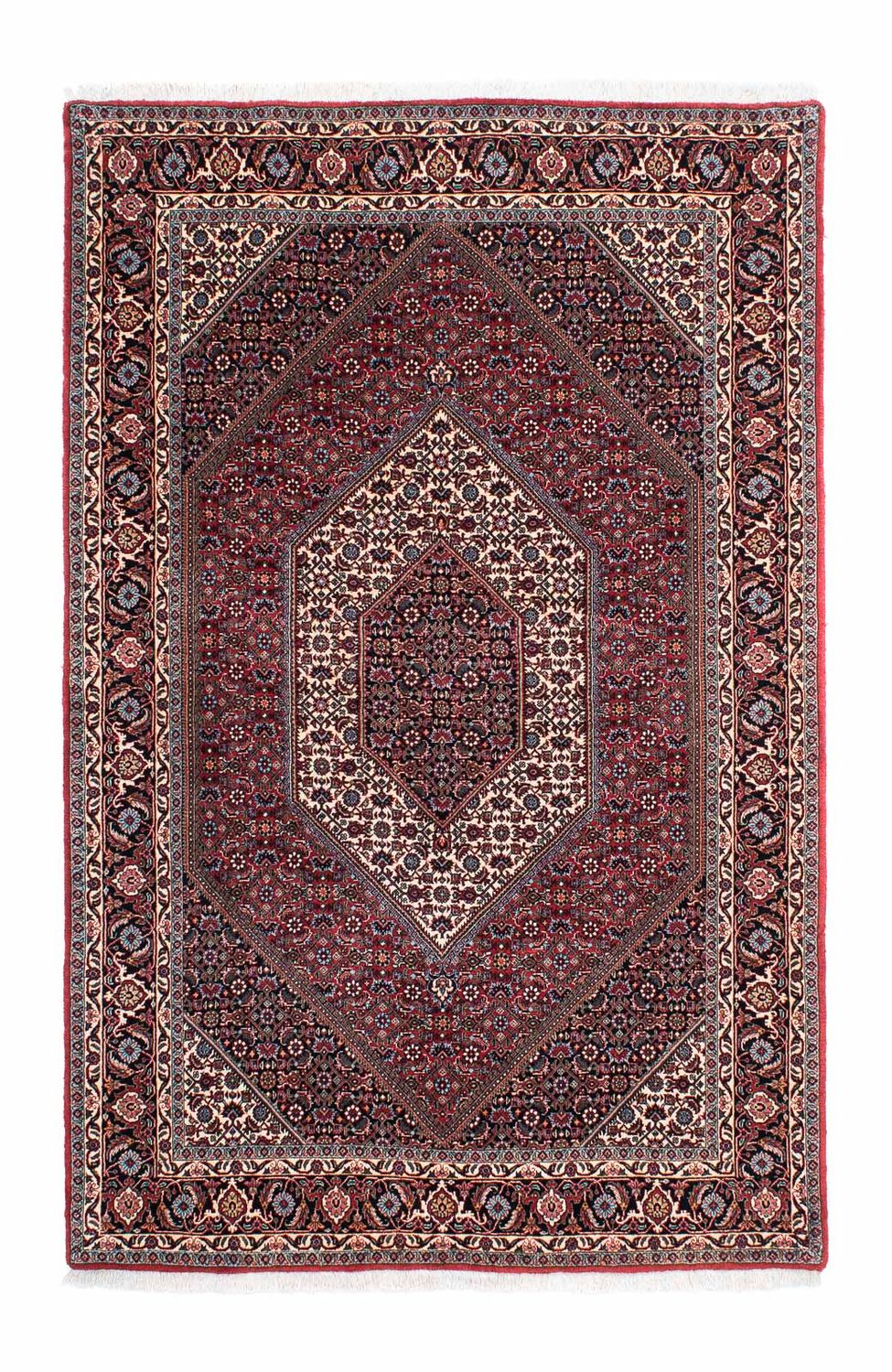 Perzisch tapijt - Bijar - 207 x 132 cm - rood