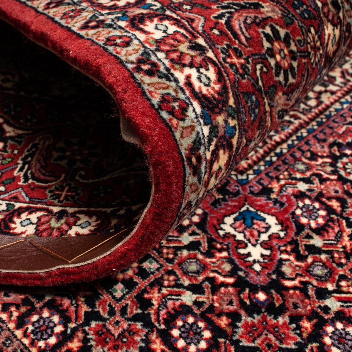 Perzisch tapijt - Bijar - 255 x 205 cm - donkerrood