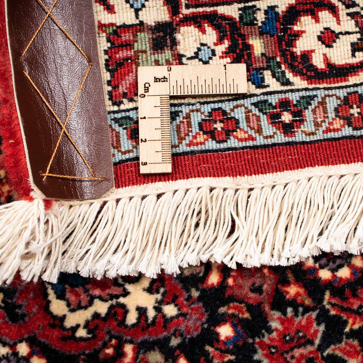 Perzisch tapijt - Bijar - 255 x 205 cm - donkerrood