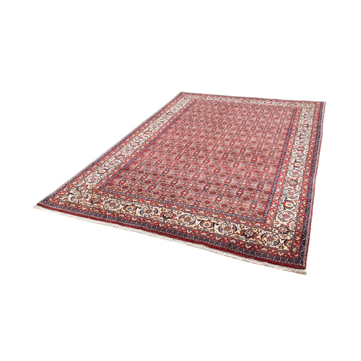 Perzisch tapijt - Bijar - 251 x 175 cm - rood