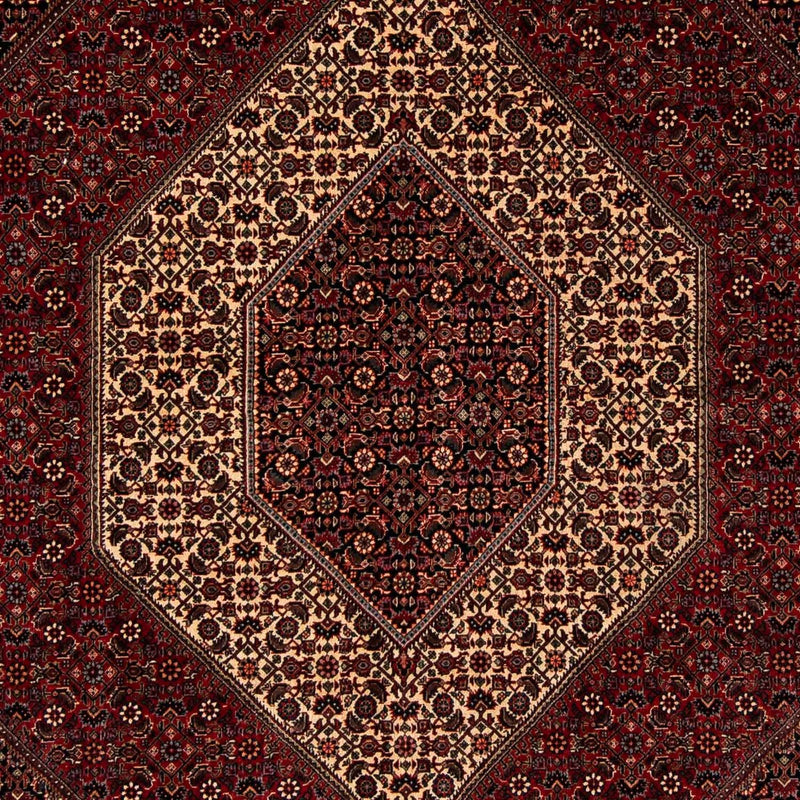 Perzisch tapijt - Bijar - 255 x 202 cm - donkerrood