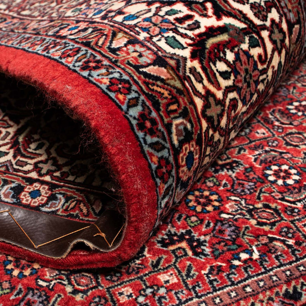 Perzisch tapijt - Bijar - 255 x 202 cm - donkerrood