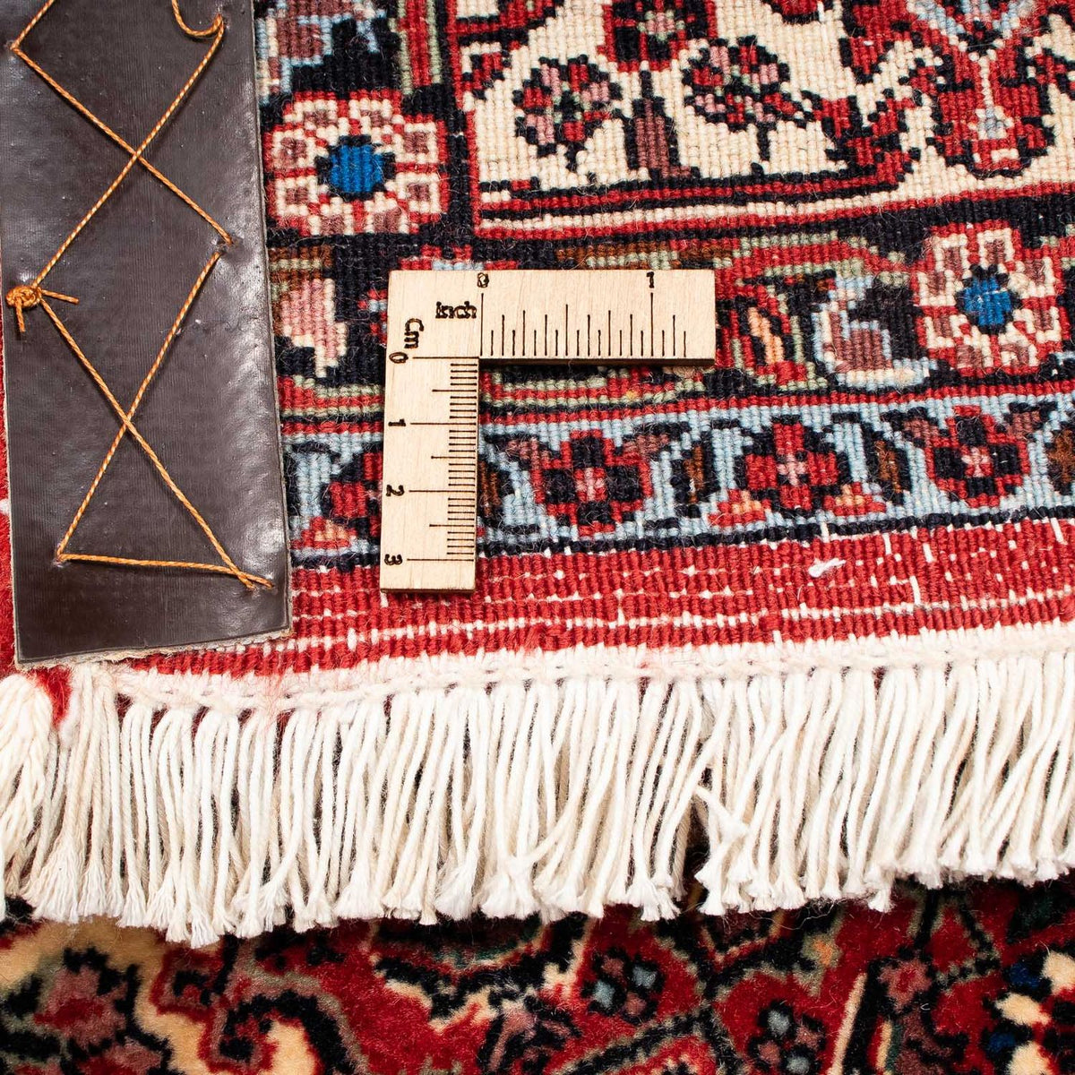 Perzisch tapijt - Bijar - 255 x 202 cm - donkerrood