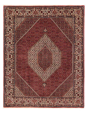Perzisch tapijt - Bijar - 252 x 205 cm - donkerrood