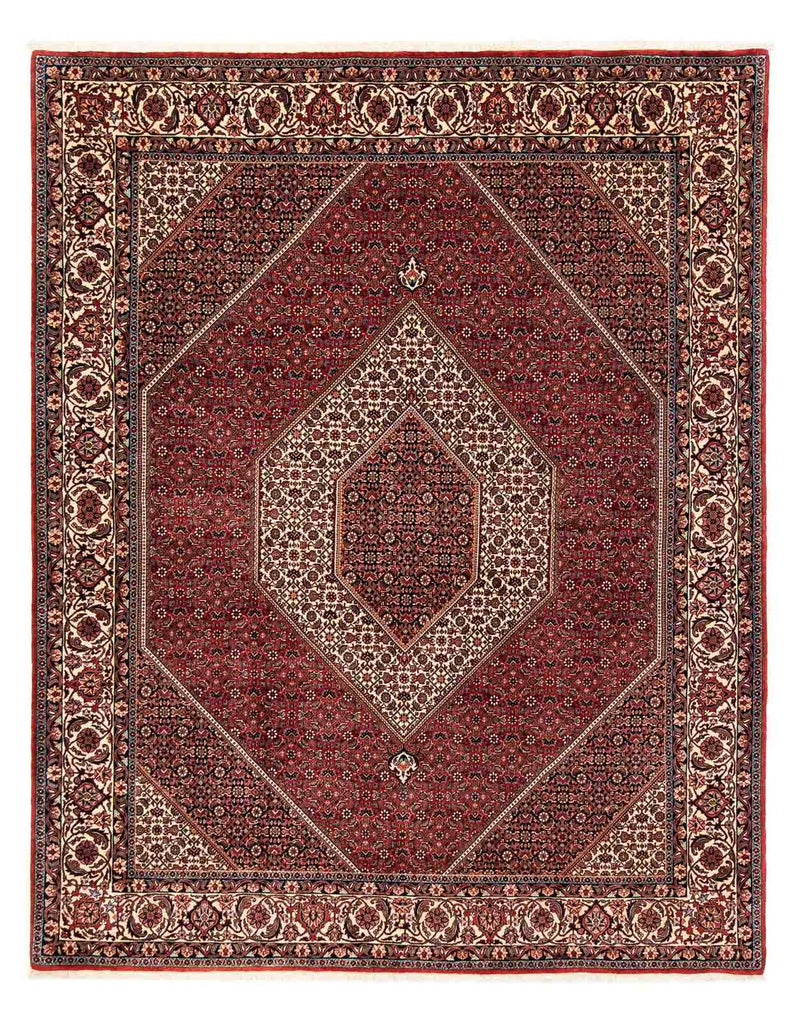 Perzisch tapijt - Bijar - 252 x 205 cm - donkerrood