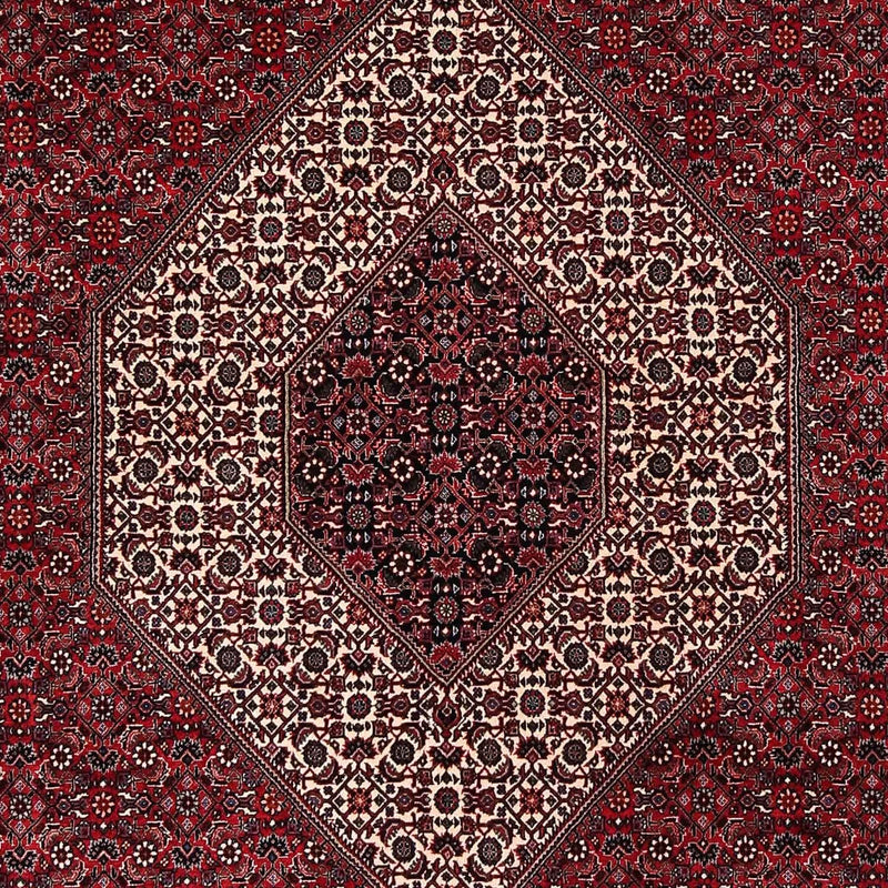 Perzisch tapijt - Bijar - 252 x 203 cm - donkerrood