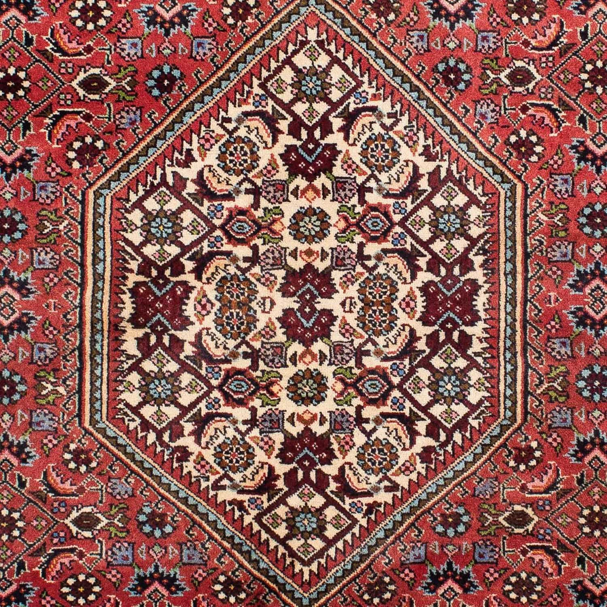 Perzisch tapijt - Bijar - 242 x 135 cm - rood