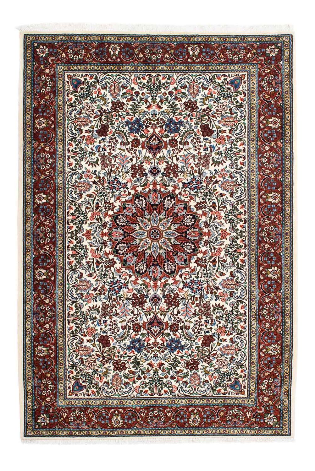 Perzisch tapijt - Bijar - 213 x 140 cm - beige