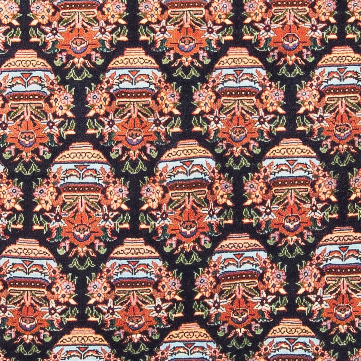 Perzisch tapijt - Bijar - 125 x 82 cm - donkerblauw