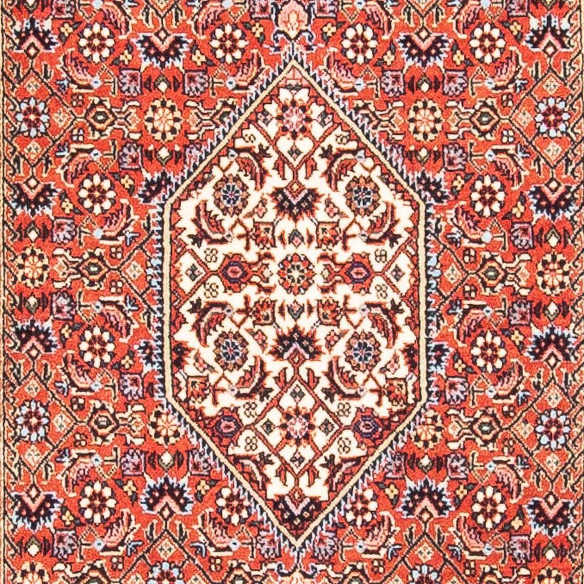 Perzisch tapijt - Bijar - 150 x 84 cm - rood