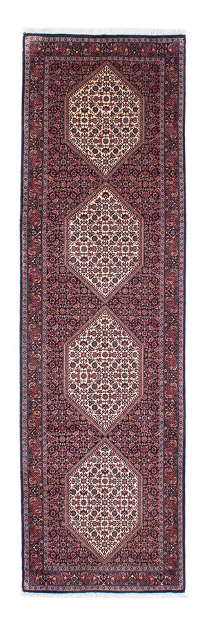 Loper Perzisch tapijt - Bijar - 289 x 83 cm - donkerblauw