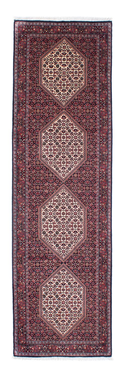 Loper Perzisch tapijt - Bijar - 289 x 83 cm - donkerblauw