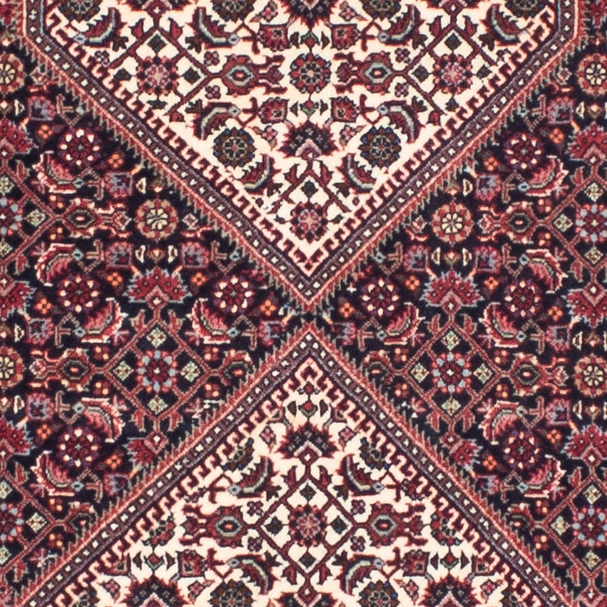 Loper Perzisch tapijt - Bijar - 289 x 83 cm - donkerblauw