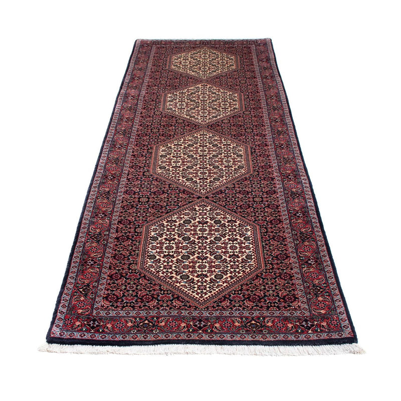 Loper Perzisch tapijt - Bijar - 289 x 83 cm - donkerblauw