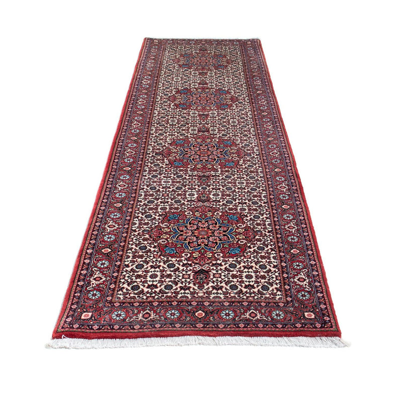 Loper Perzisch tapijt - Bijar - 319 x 84 cm - rood
