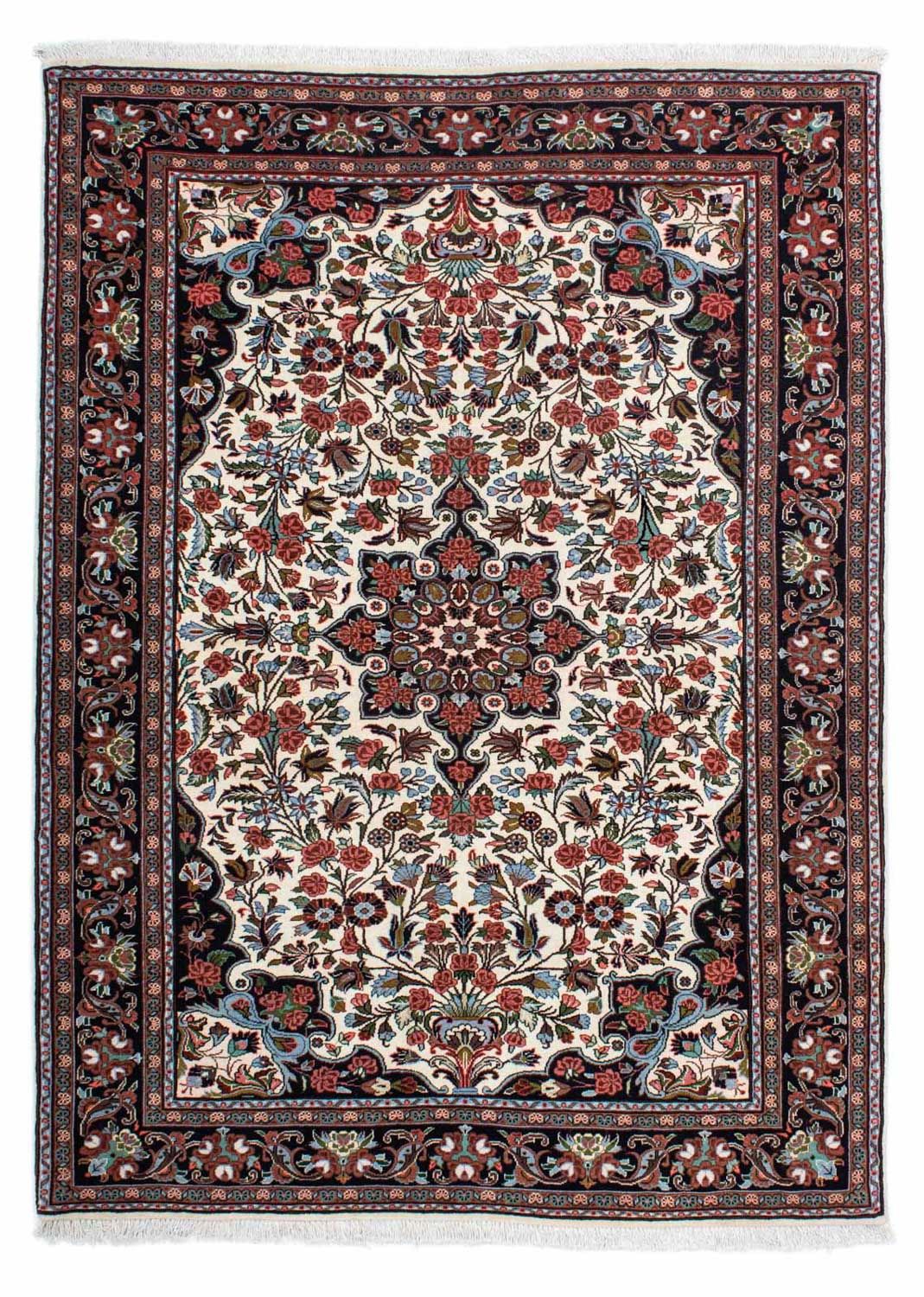 Perzisch tapijt - Bijar - 200 x 137 cm - beige