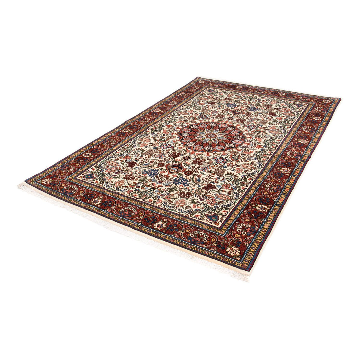 Perzisch tapijt - Bijar - 220 x 139 cm - beige