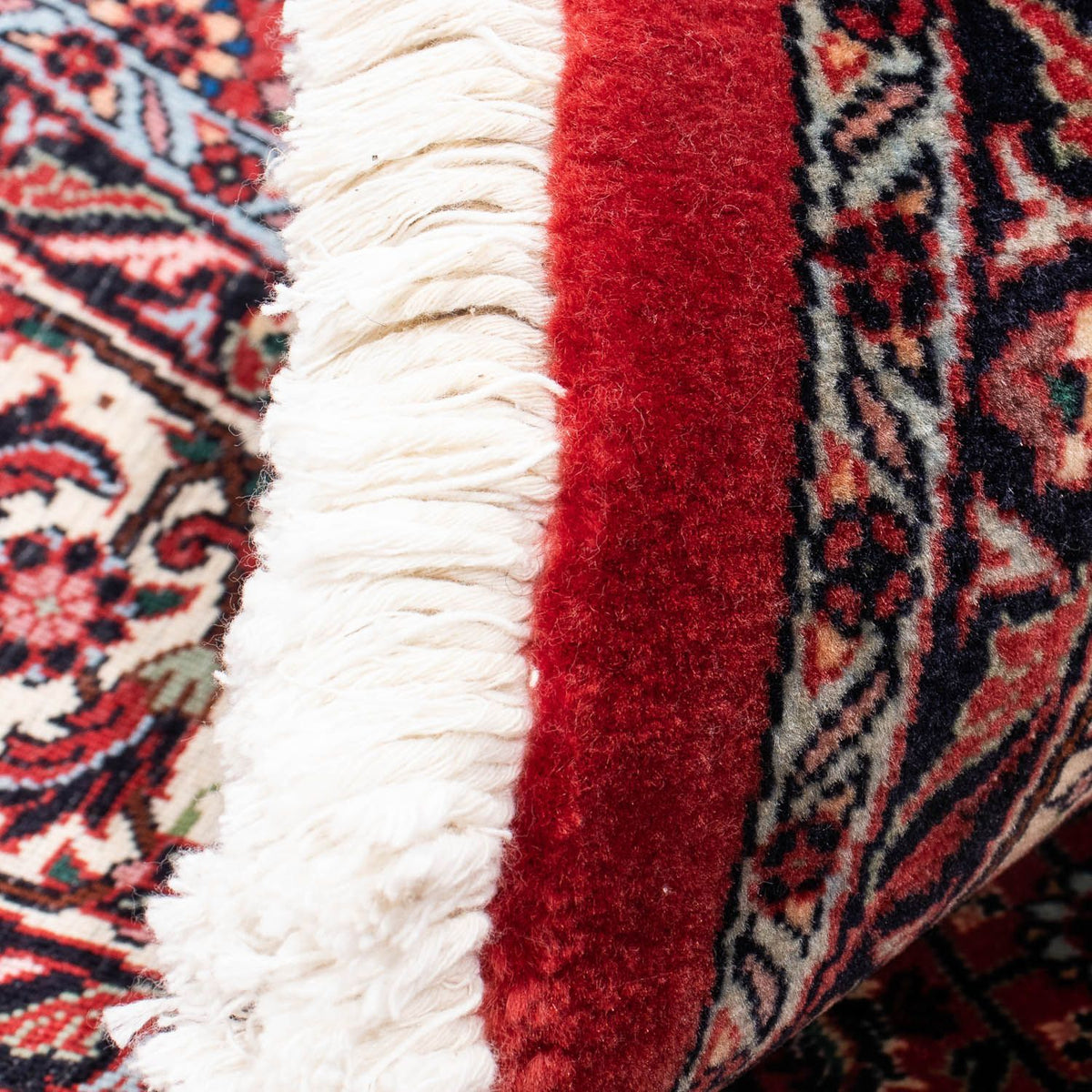 Perzisch tapijt - Bijar rond  - 155 x 155 cm - donkerrood