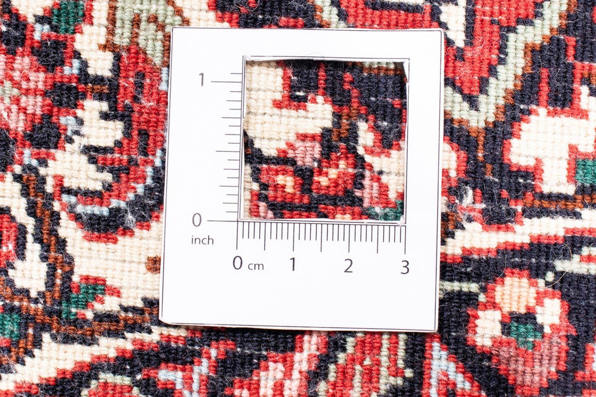 Perzisch tapijt - Bijar rond  - 155 x 155 cm - donkerrood