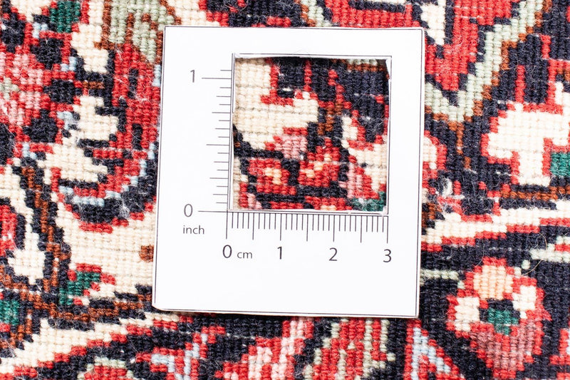 Perzisch tapijt - Bijar rond  - 155 x 155 cm - donkerrood