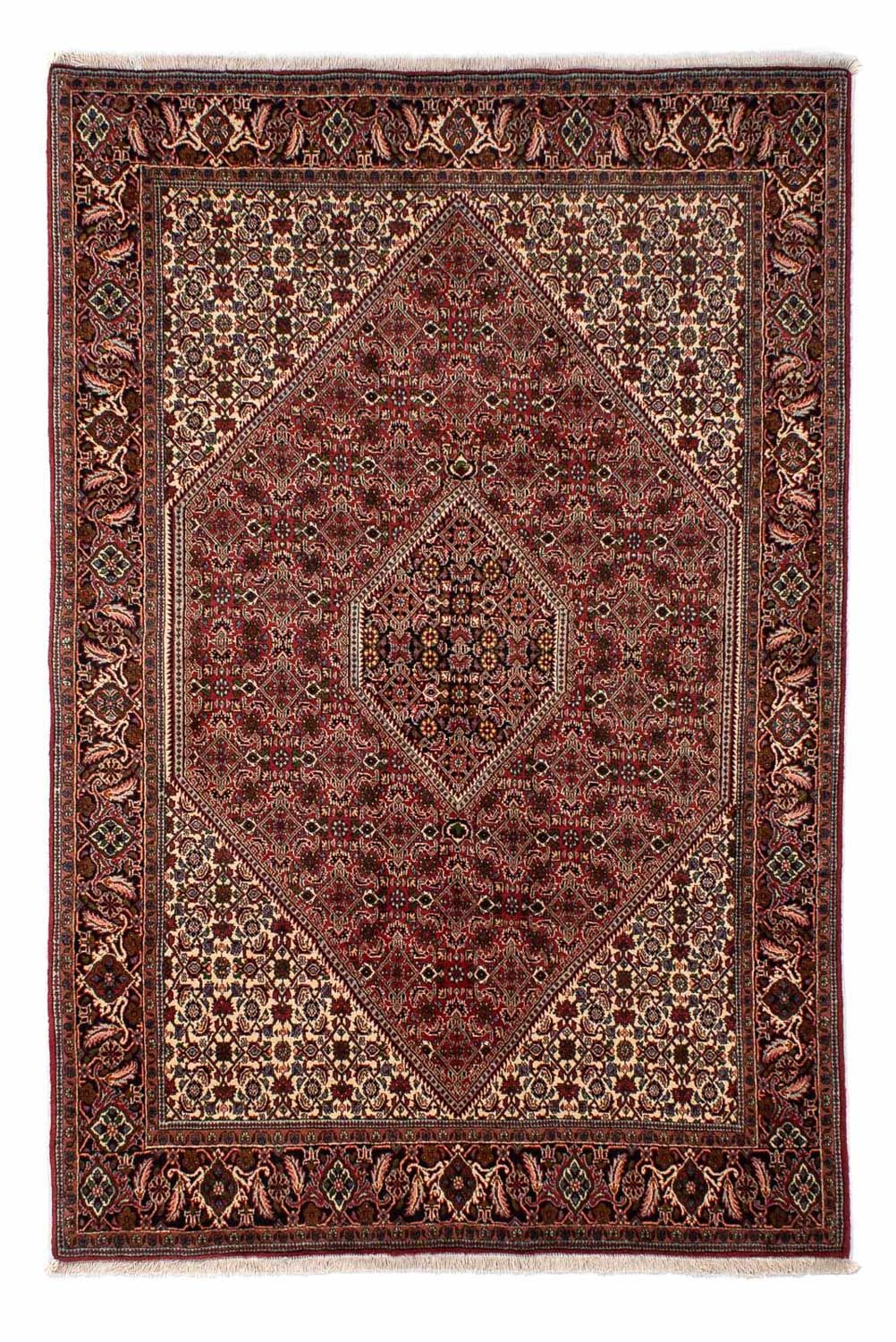 Perzisch tapijt - Bijar - 251 x 173 cm - donkerrood
