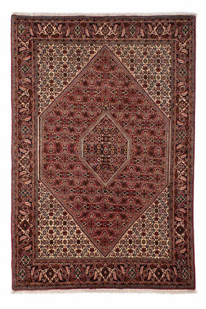 Perzisch tapijt - Bijar - 251 x 173 cm - donkerrood