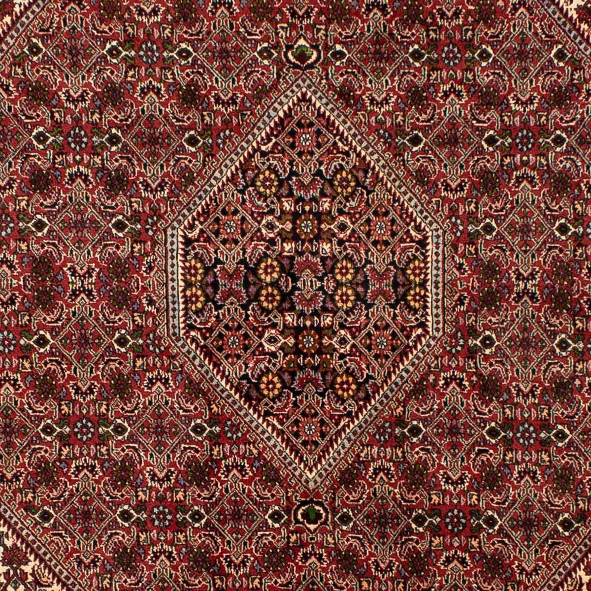 Perzisch tapijt - Bijar - 251 x 173 cm - donkerrood