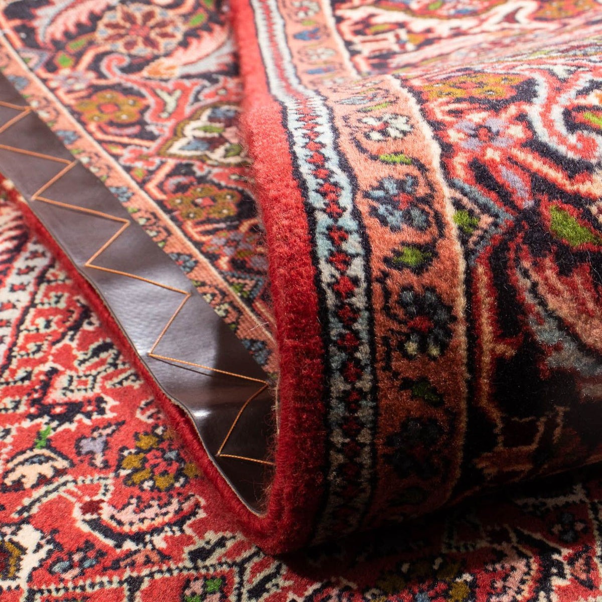 Perzisch tapijt - Bijar - 251 x 173 cm - donkerrood