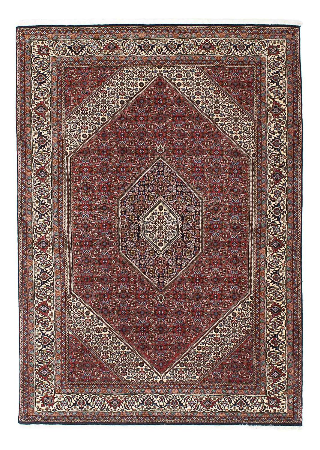 Perzisch tapijt - Bijar - 205 x 139 cm - donkerrood
