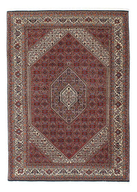 Perzisch tapijt - Bijar - 205 x 139 cm - donkerrood