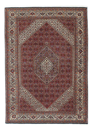 Perzisch tapijt - Bijar - 205 x 139 cm - donkerrood