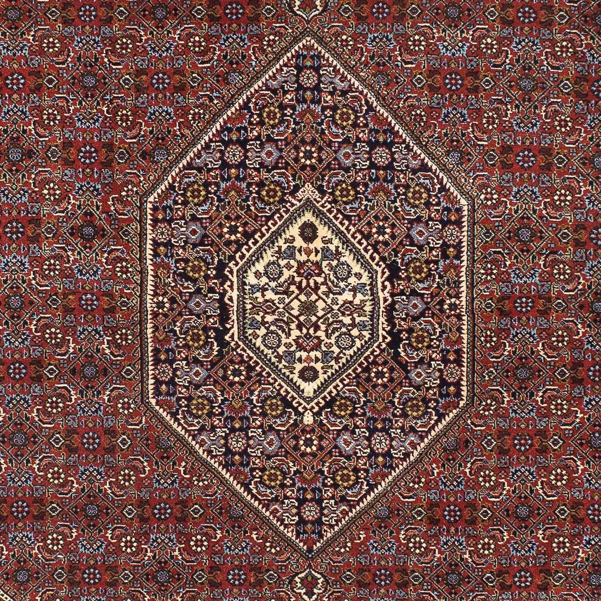Perzisch tapijt - Bijar - 205 x 139 cm - donkerrood
