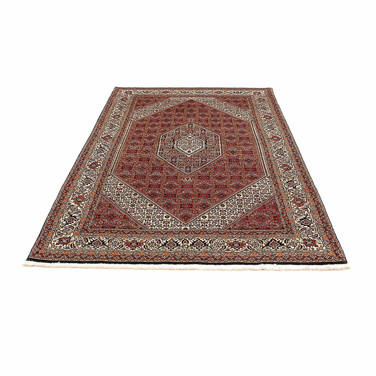 Perzisch tapijt - Bijar - 205 x 139 cm - donkerrood