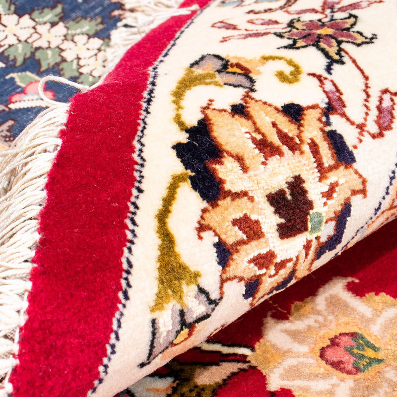 Perzisch tapijt - Tabriz - Royal rond  - 250 x 250 cm - donkerrood