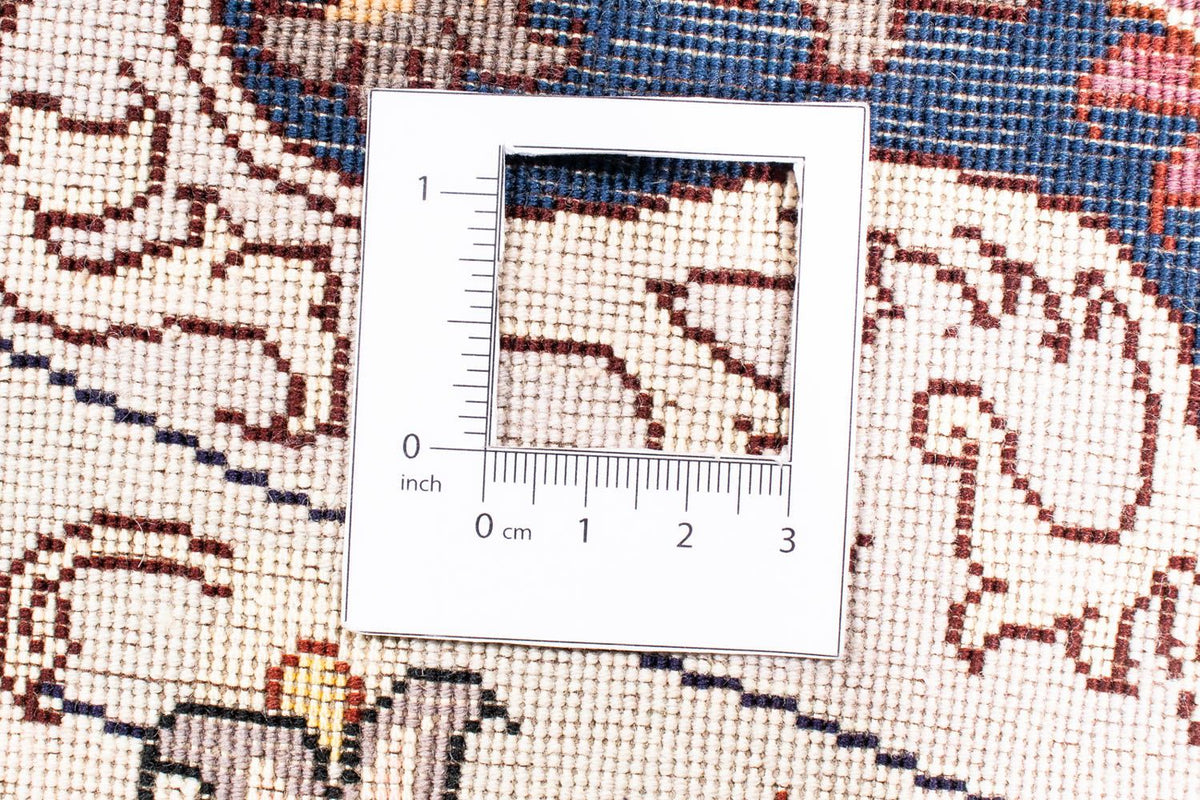 Perzisch tapijt - Tabriz - Royal rond  - 250 x 250 cm - donkerrood