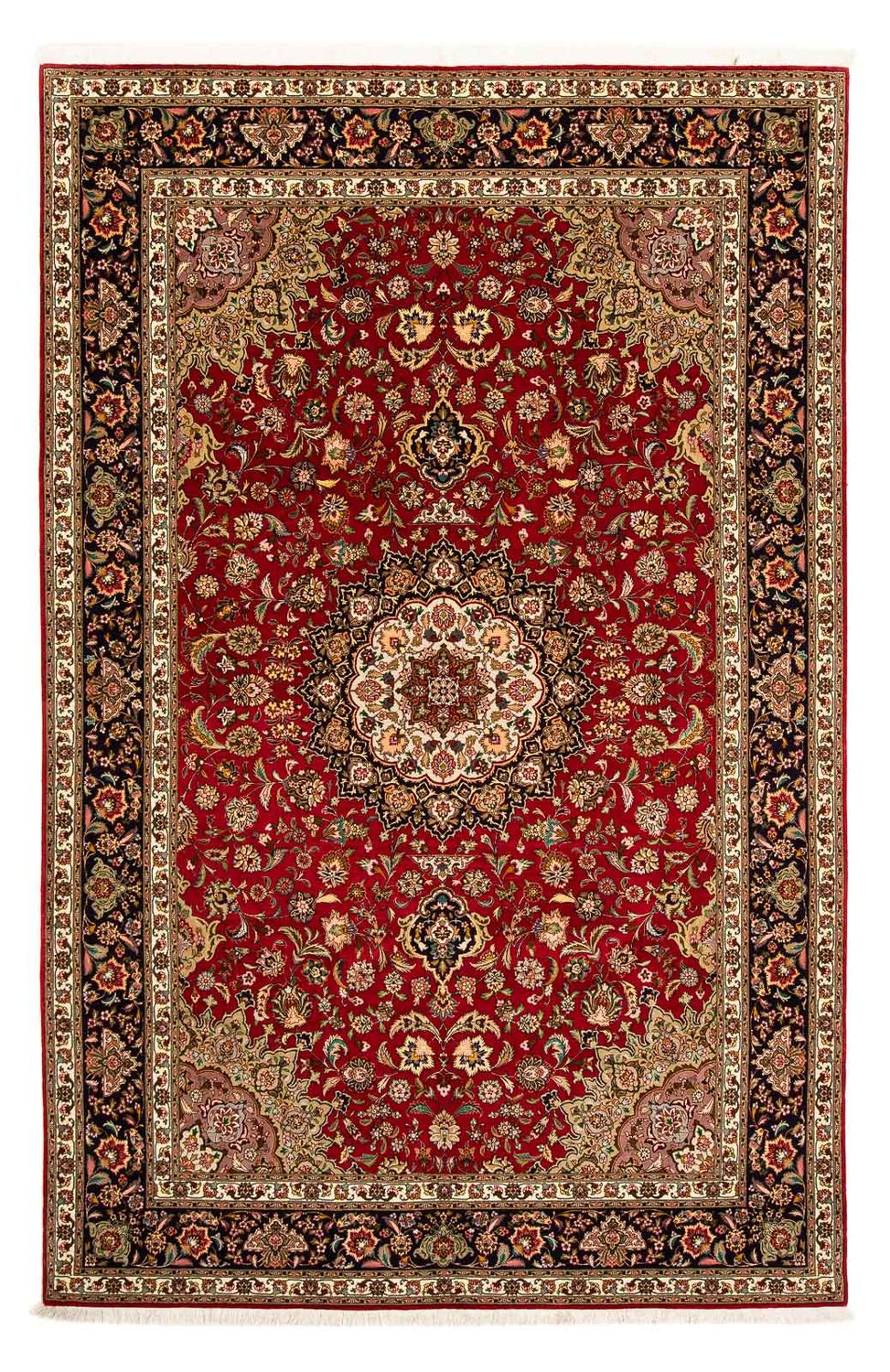 Perzisch tapijt - Tabriz - Royal - 300 x 202 cm - donkerrood